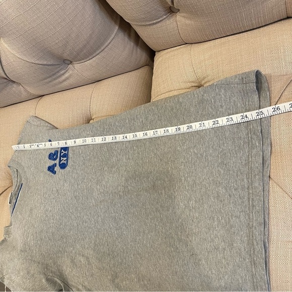 Ad: Abercrombie & Fitch Mens Sweatshirt Crew A&f 1892 Gray Heathered Pull Over M - Picture 8 of 11